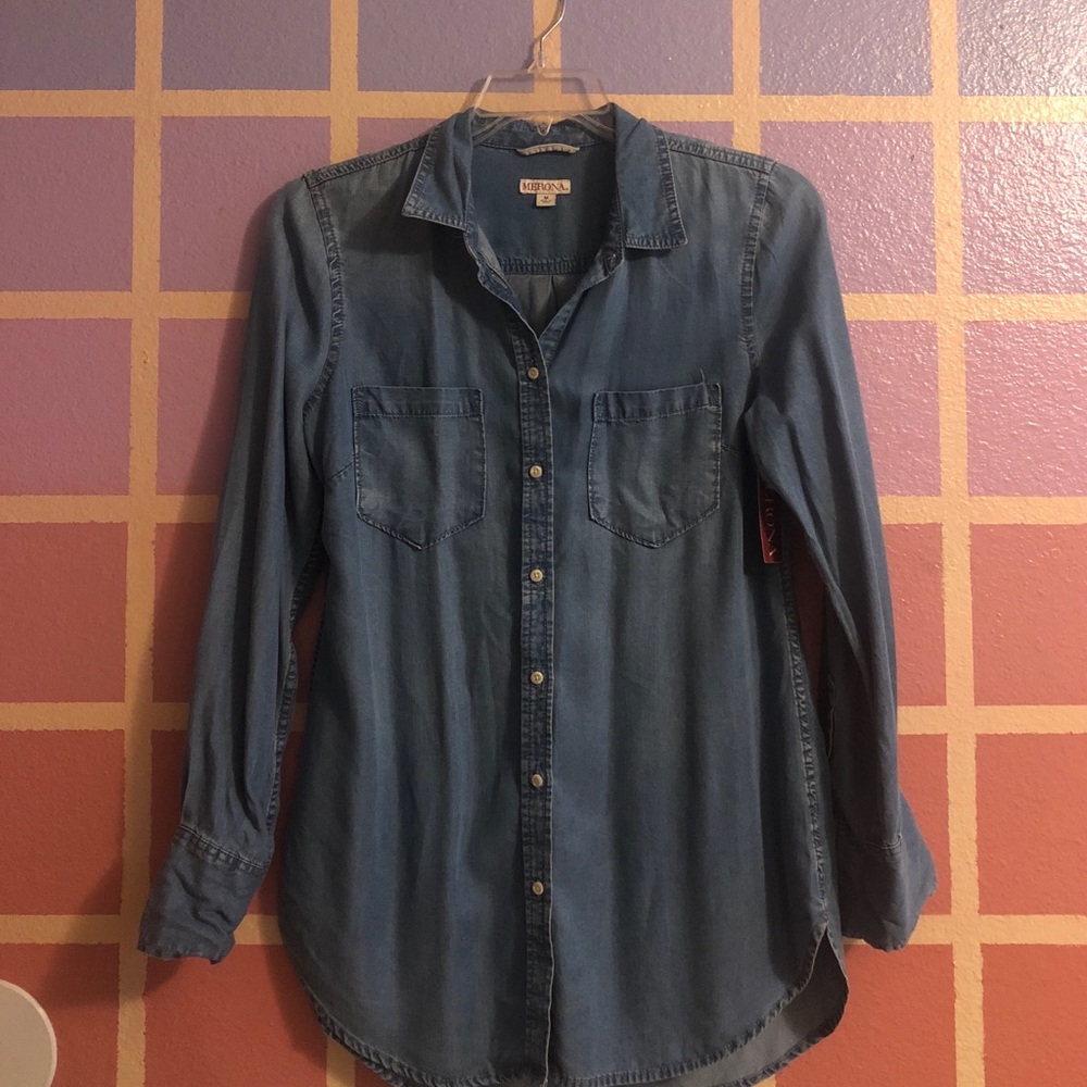 Jean cardigan